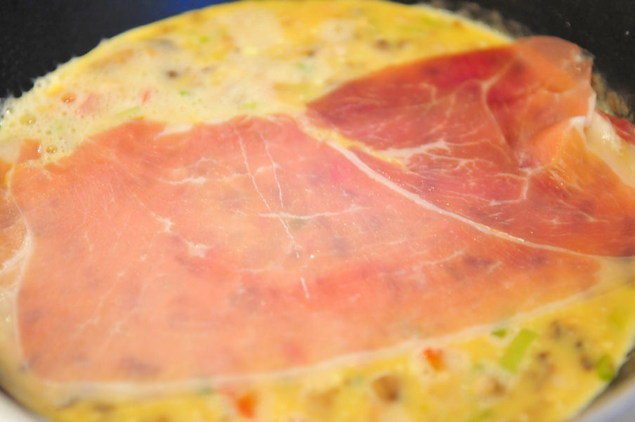 Omelet met groente