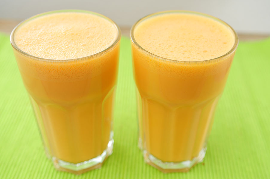 Ananas smoothie met wortel-Voedzaam &amp; Snel