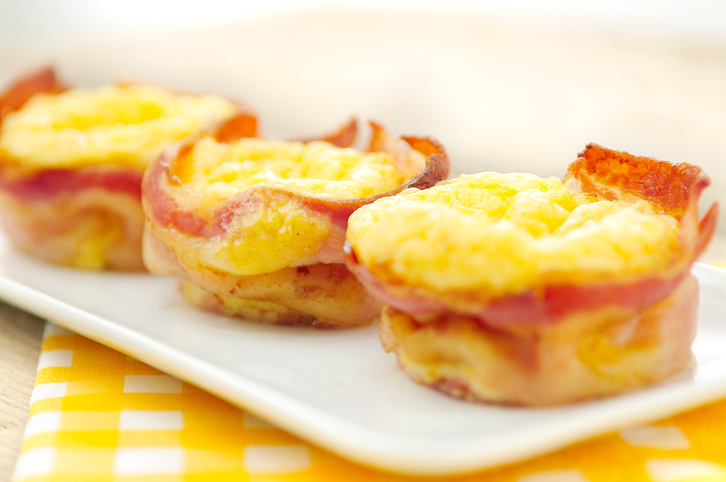 muffin van bacon en ei