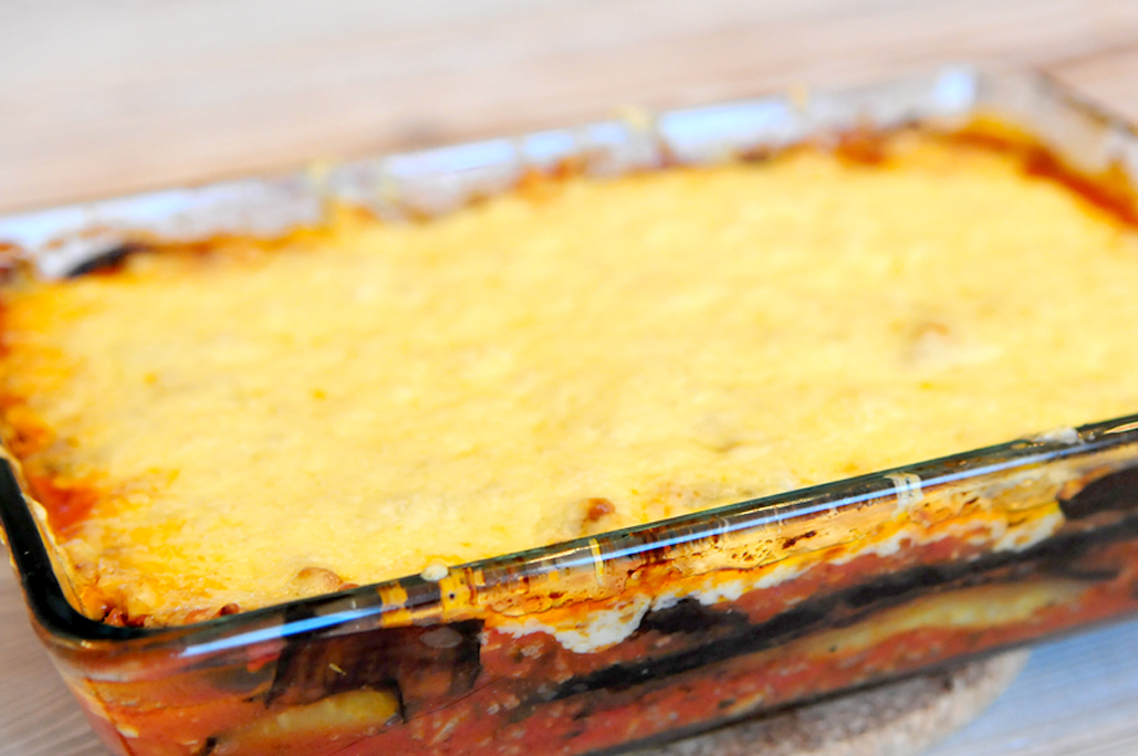 lasagne van aubergine