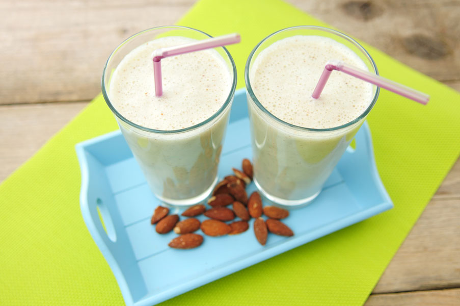 meloen smoothie met amandelen