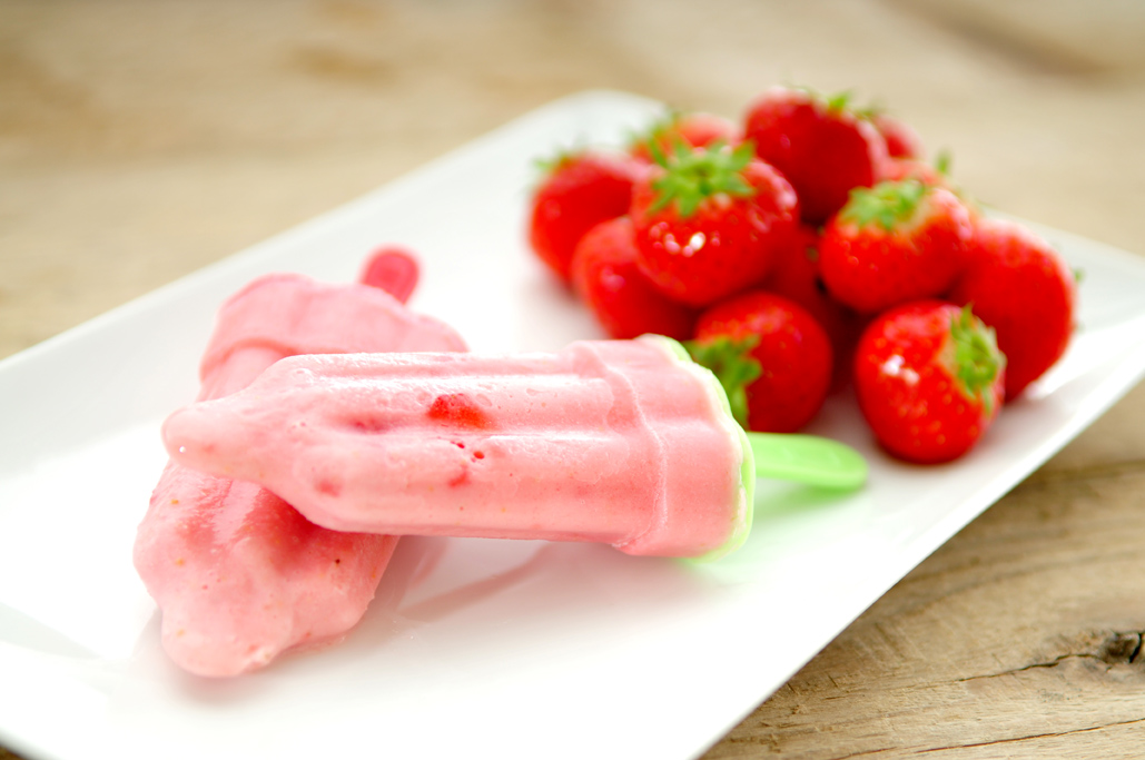 Ongebruikt Aardbei yoghurt ijsjes-Voedzaam & Snel PK-03