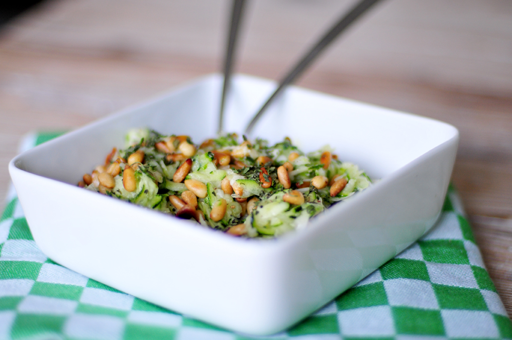 courgette-salade
