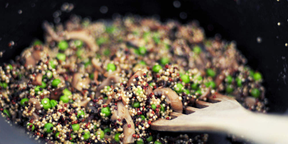 Gezonde risotto van quinoa