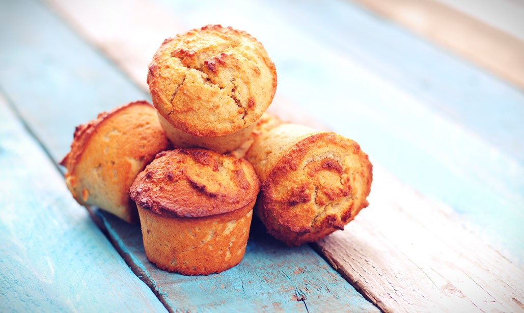 Gember muffins | Muffins van amandelmeel