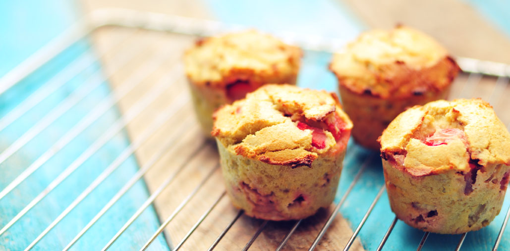 aardbei muffins van kokosmeel
