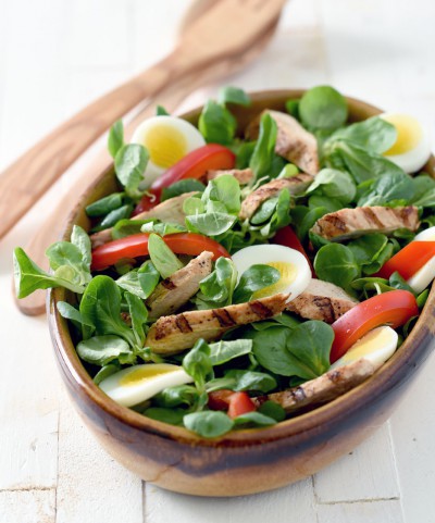 Simpele kalkoensalade