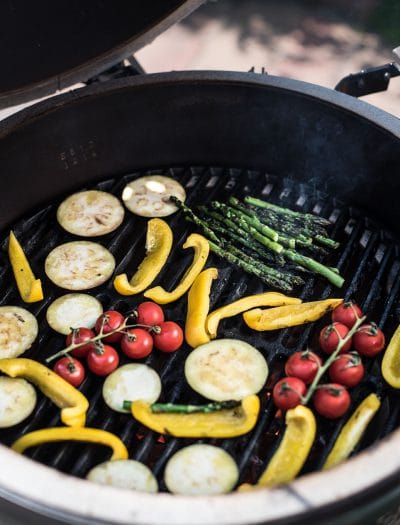 Groente van de barbecue