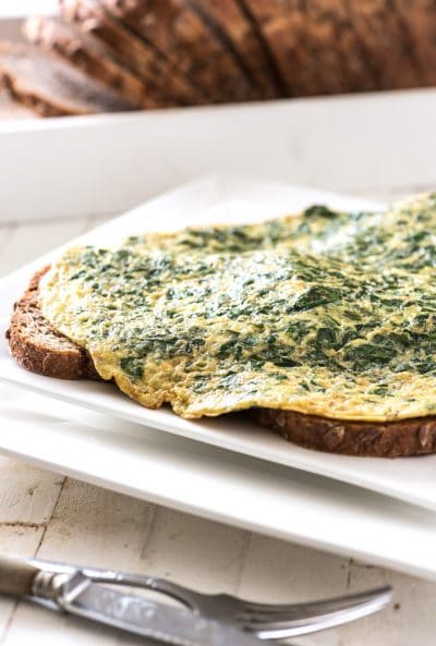 Spinazie omelet