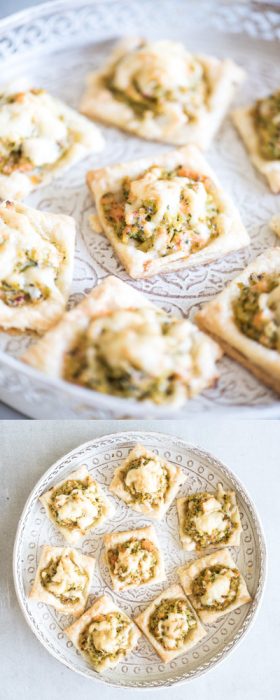 hartige snack met zalm