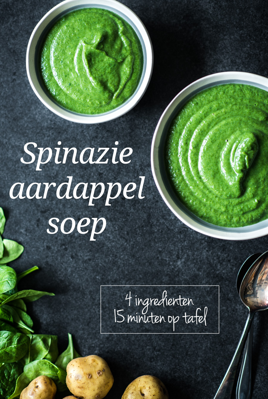 recept voor spinazie aardappel soep