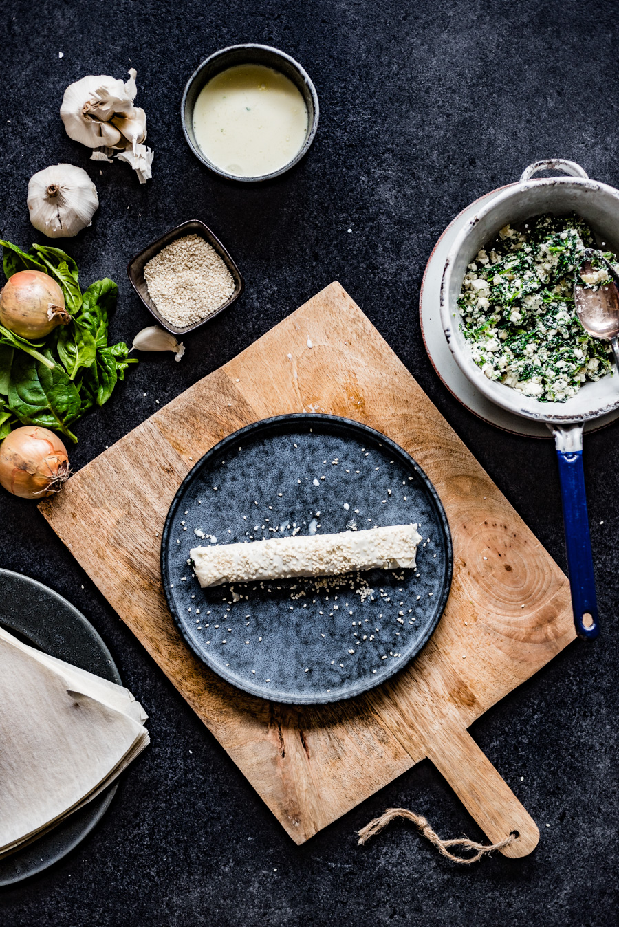 borek maken hapje met feta