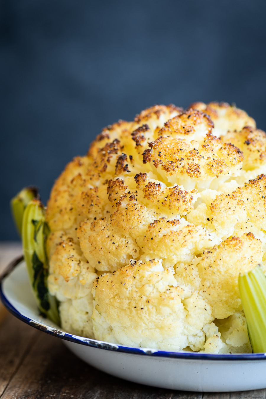 hele bloemkool uit de oven