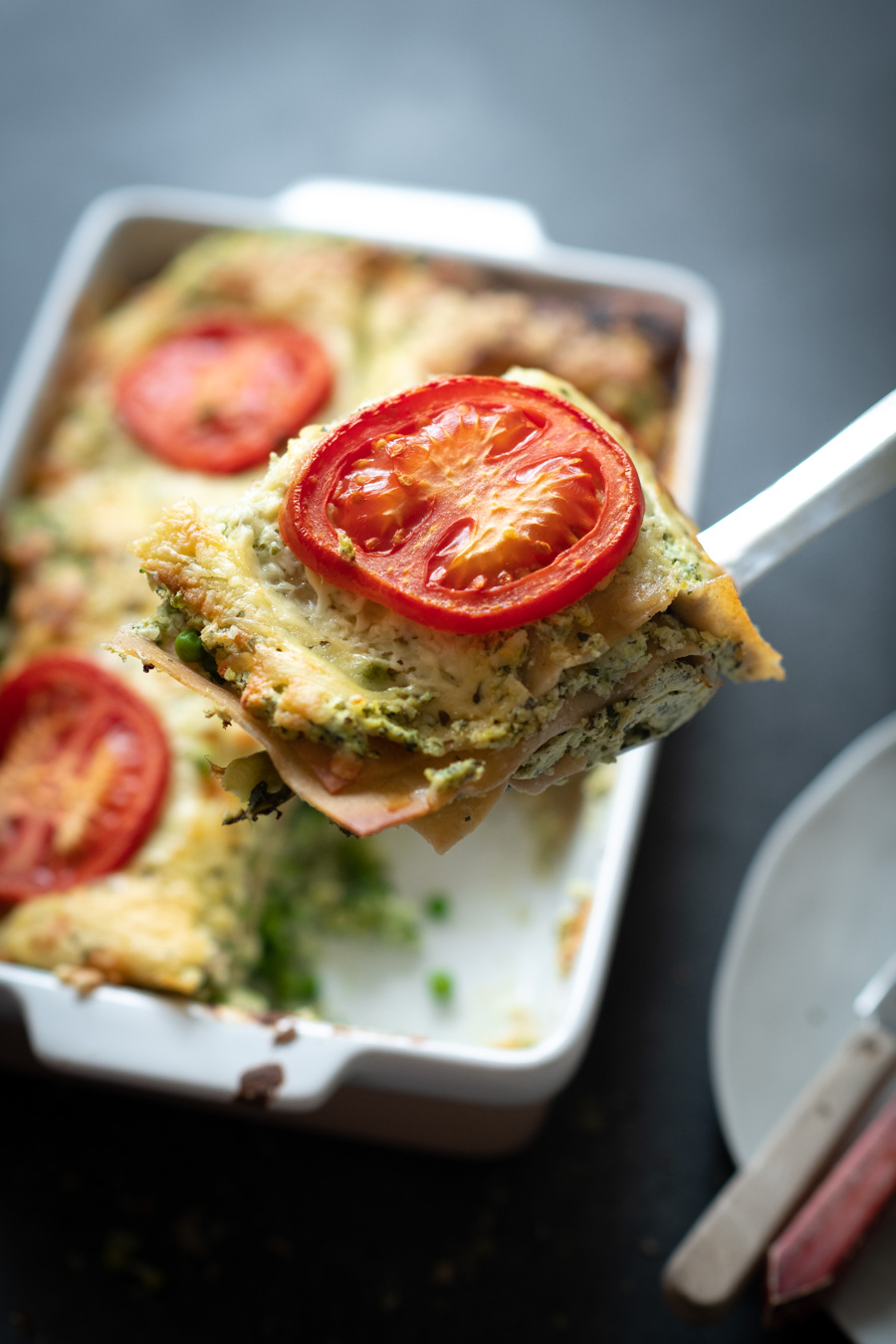 Vegetarische lasagne-Voedzaam &amp; Snel