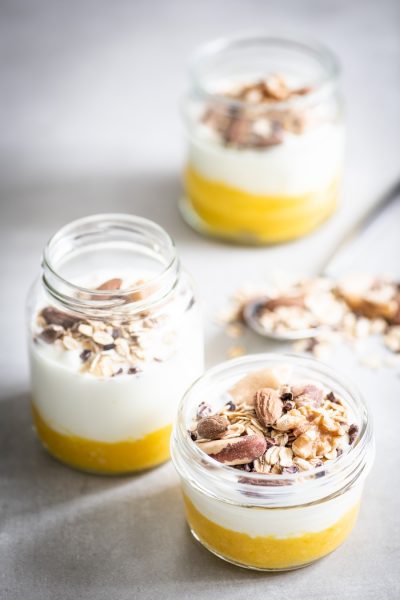 Mango yoghurt ontbijt