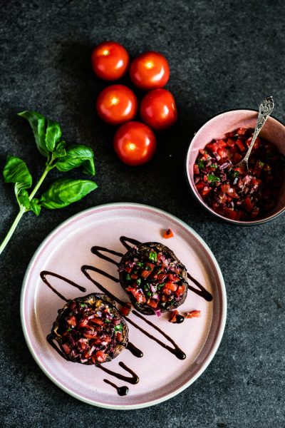 portobello uit de oven met antiboise