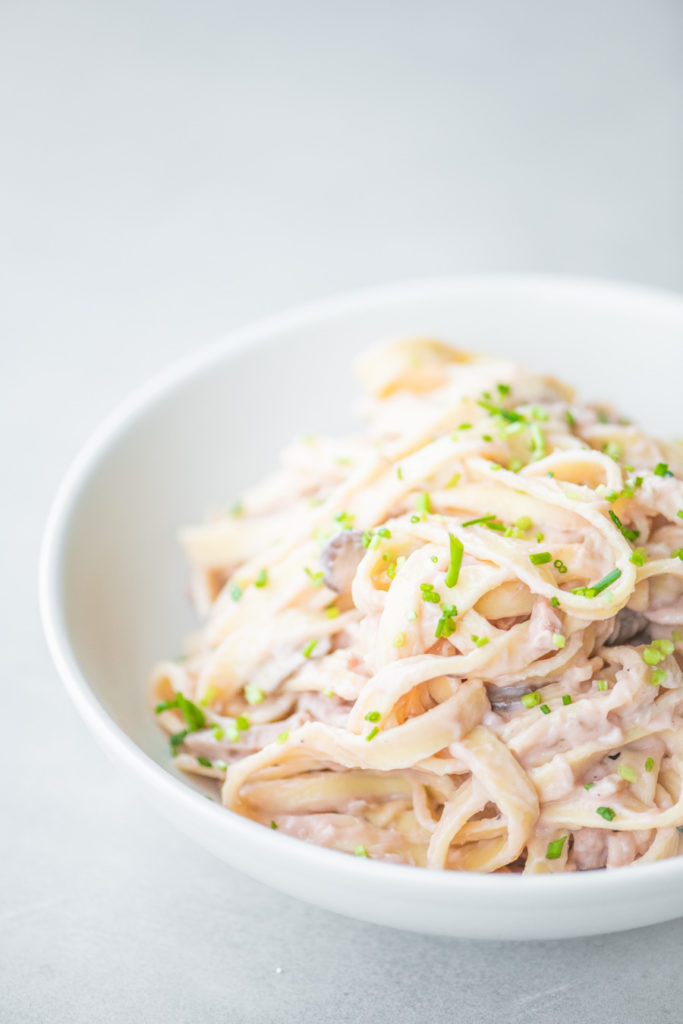 Vegetarische Pasta carbonara | voor de allerlekkerste Voedzaam & Snel