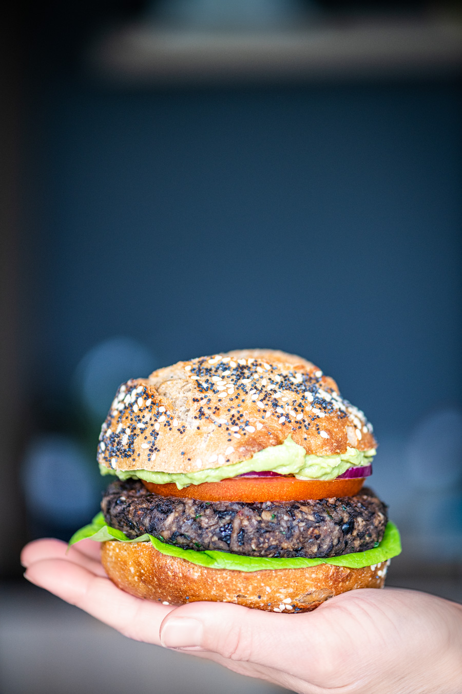 astronomie Eervol Cursus Gezonde hamburger van portobello en zwarte bonen - Voedzaam & Snel