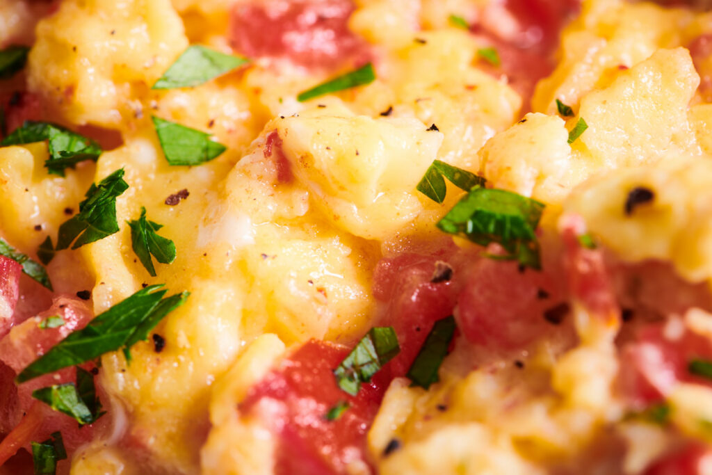 scrambled eggs